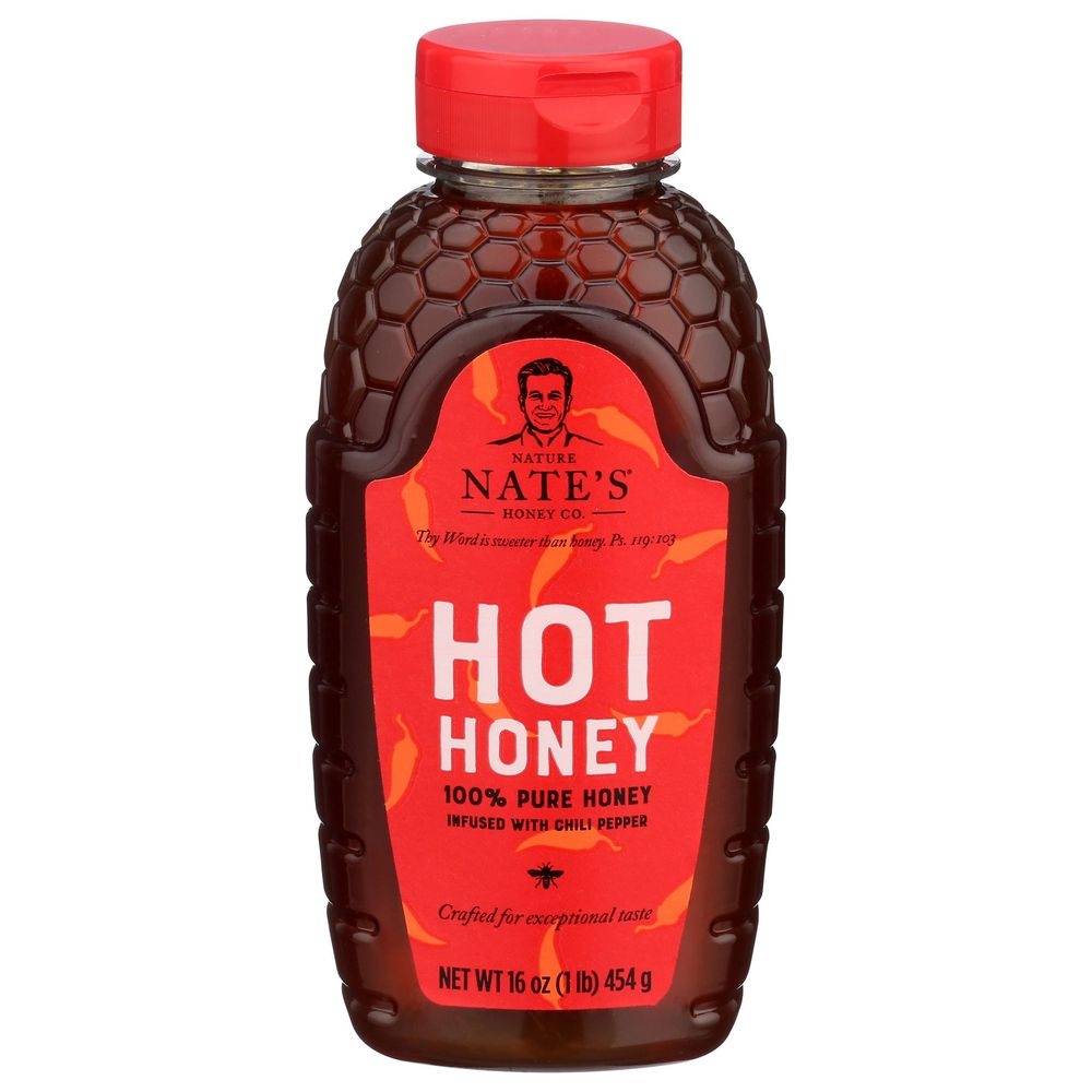 Nature Nates Hot Honey, 16 Ounce -- 6 per case