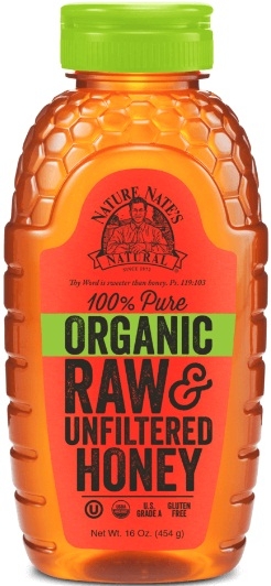 Nature Nate's Organic Honey, 16 Ounce -- 6 per case