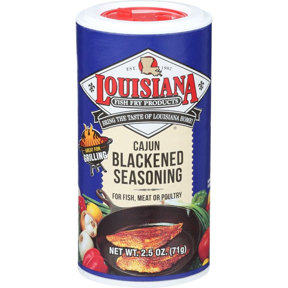 Louisiana Fish Fry Cajun Blackened Fish Seasoning, 2.5 Ounce -- 12 per case
