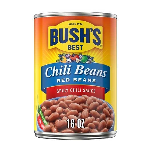 Bushs Best Red Beans Spicy Chili Sauce, 16 Ounce -- 12 per case.