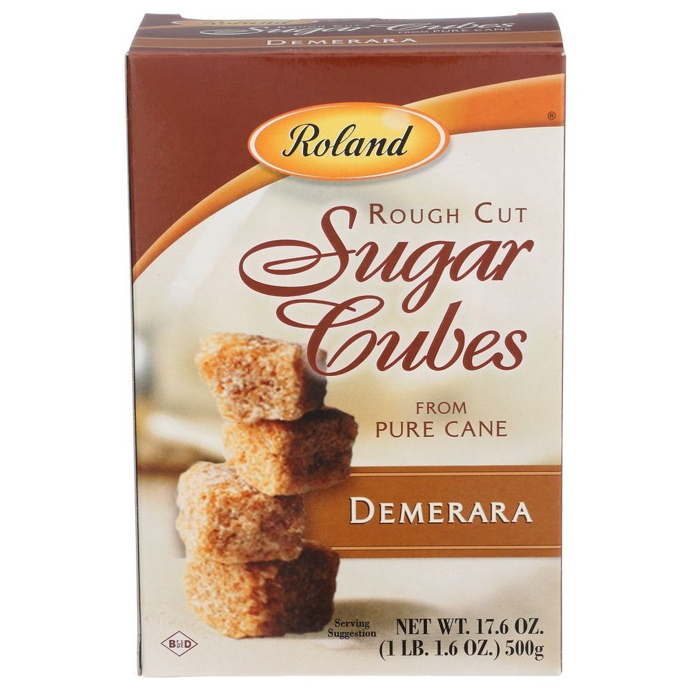 Roland Demerara Brown Sugar Cubes, 17.6 Ounce -- 6 per case