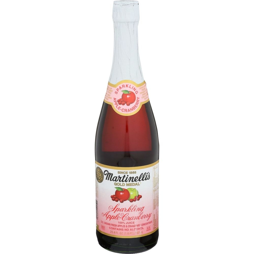 Martinellis Sparkling Apple Cranberry Juice, 25.4 Fluid Ounce -- 12 per case
