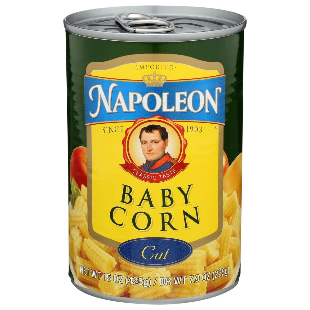 Napoleon Cut Baby Corn, 14.8 Ounce -- 12 per case