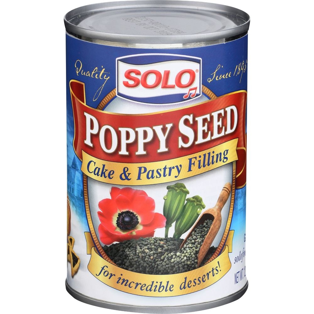 Solo Poppy Seed Cake and Pastry Filling, 12.5 Ounce -- 6 per case