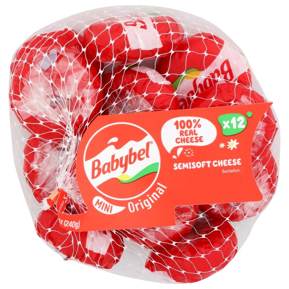 Babybel Mini Original Semisoft Cheese, 8.5 Ounce -- 12 per case