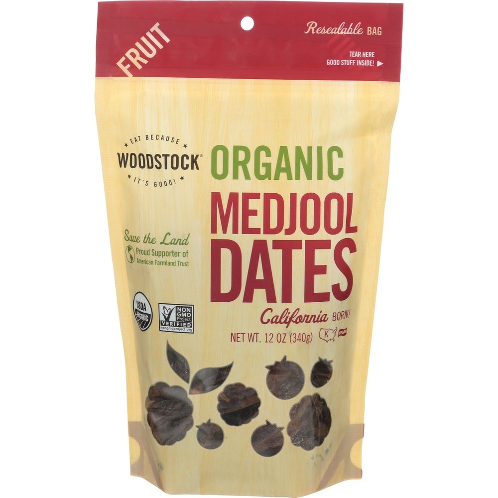 Woodstock Organic Medjool Dates, 12 Ounce -- 8 per case