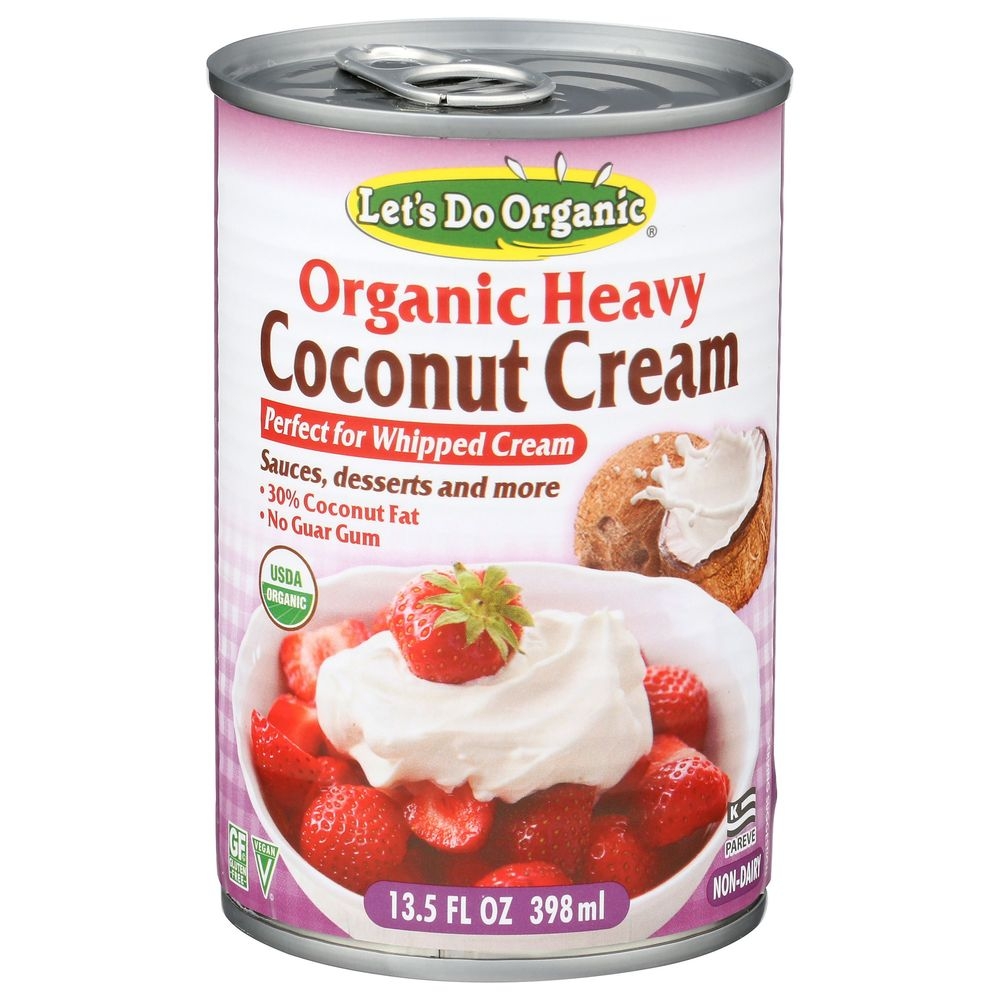 Lets Do Organic Heavy Coconut Cream, 13.5 Ounce -- 12 per case