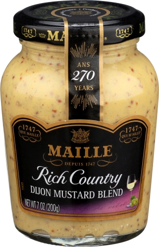 Maille Rich Country Dijon Mustard Blend, 7 Ounce -- 6 per case
