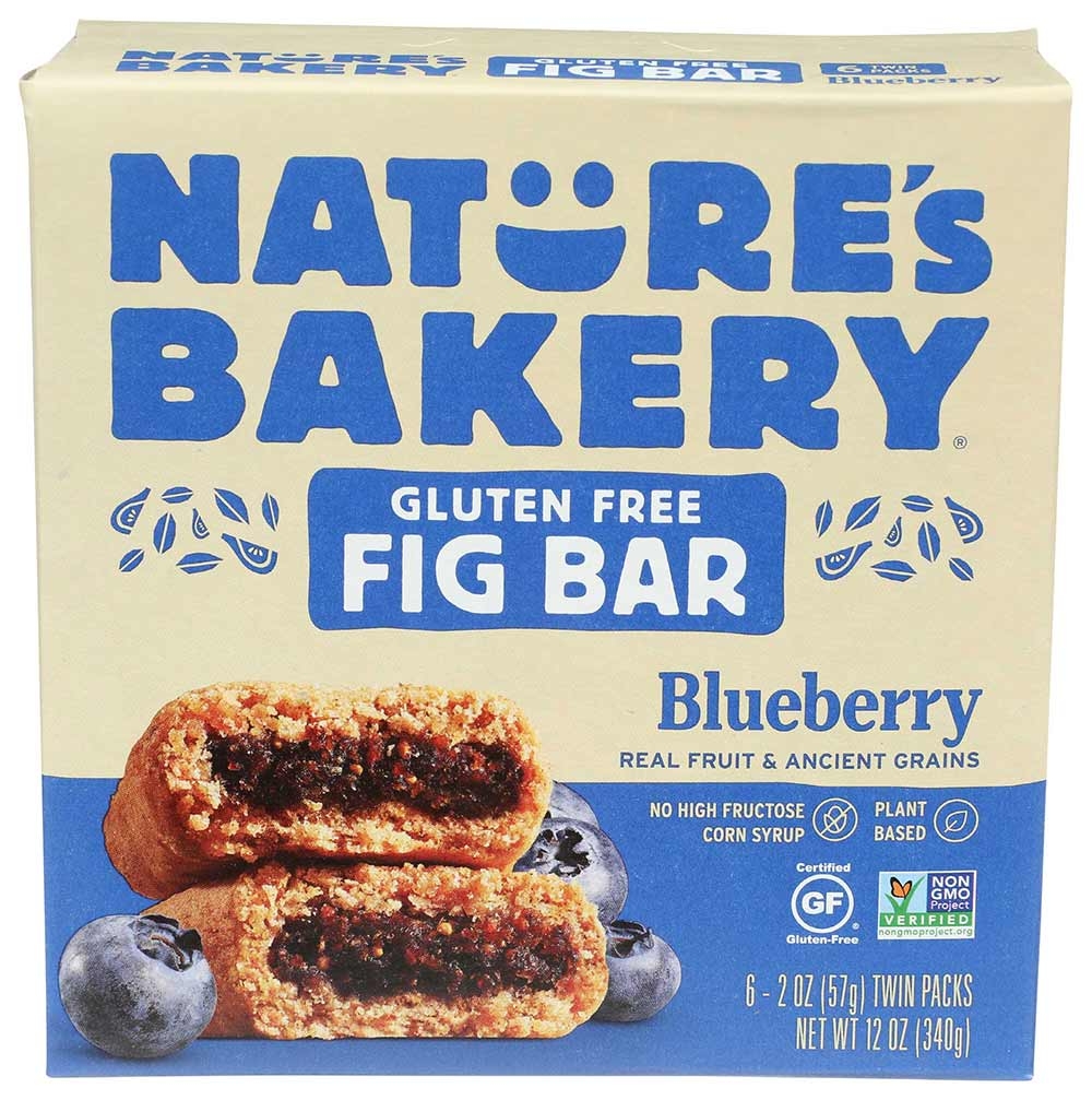 Natures Bakery Gluten Free Blueberry Fig Bar, 6 count per pack -- 6 per case