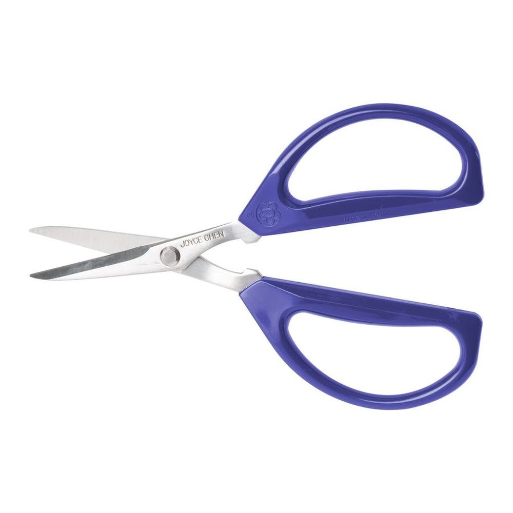 Joyce Chen Original Unlimited Kitchen Scissors with Blue Handles, 6.3 inch Length