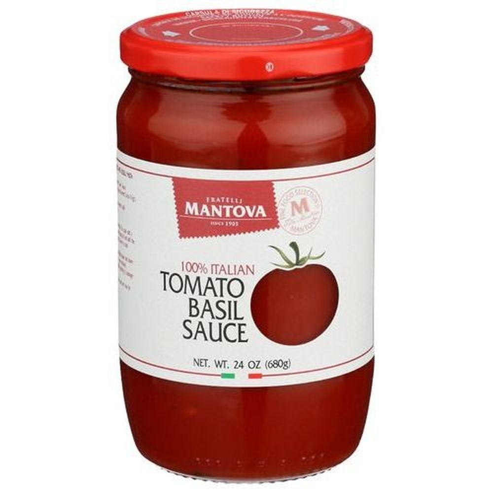 Mantova Italian Tomato Basil Sauce, 24 Ounce -- 6 per case