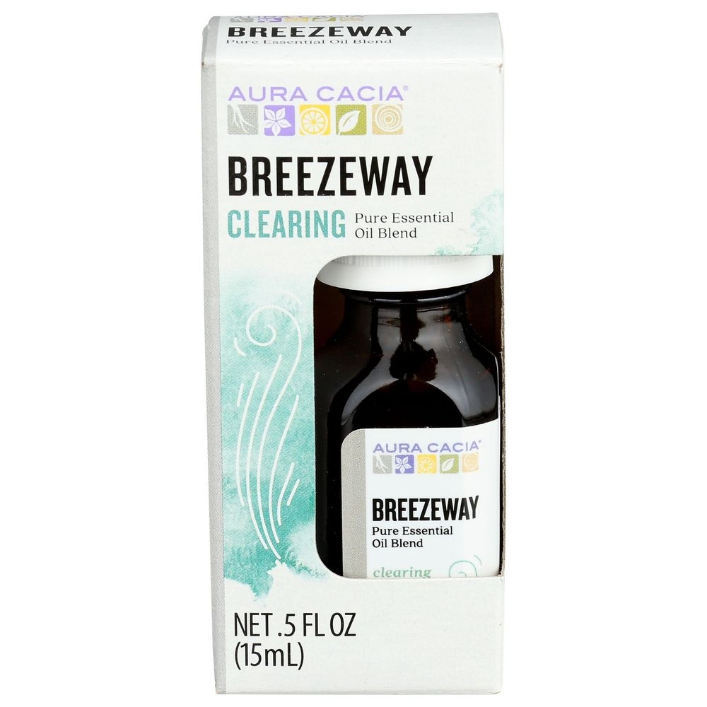 Aura Cacia Breezeway Essential Oil Blend - Boxed, 0.5 Fluid Ounce
