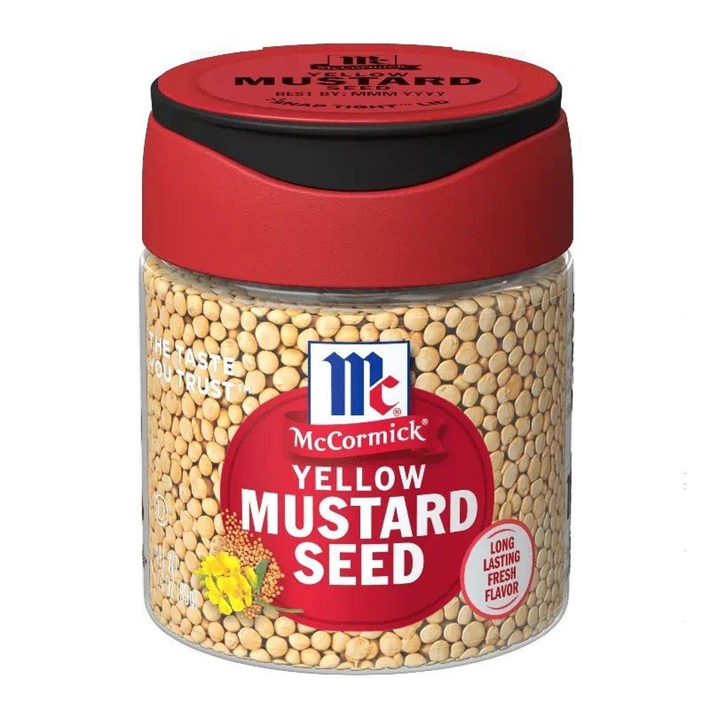 McCormick Yellow Mustard Seed, 1.4 Ounce -- 6 per case