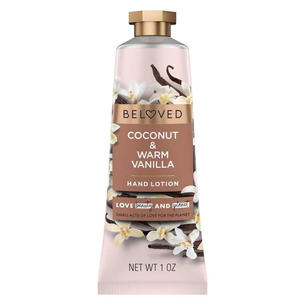 Love Beauty and Planet Beloved Coconut and Warm Vanilla Hand Lotion, 1 Ounce -- 24 per case