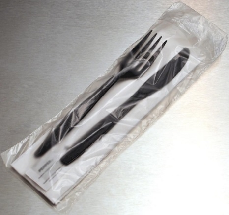 Elkay Plastics Low Density Polyethylene Clear Silverware Bag, 3.5 x 10 x 1.5 inch - 1000 count per pack -- 2 packs per case