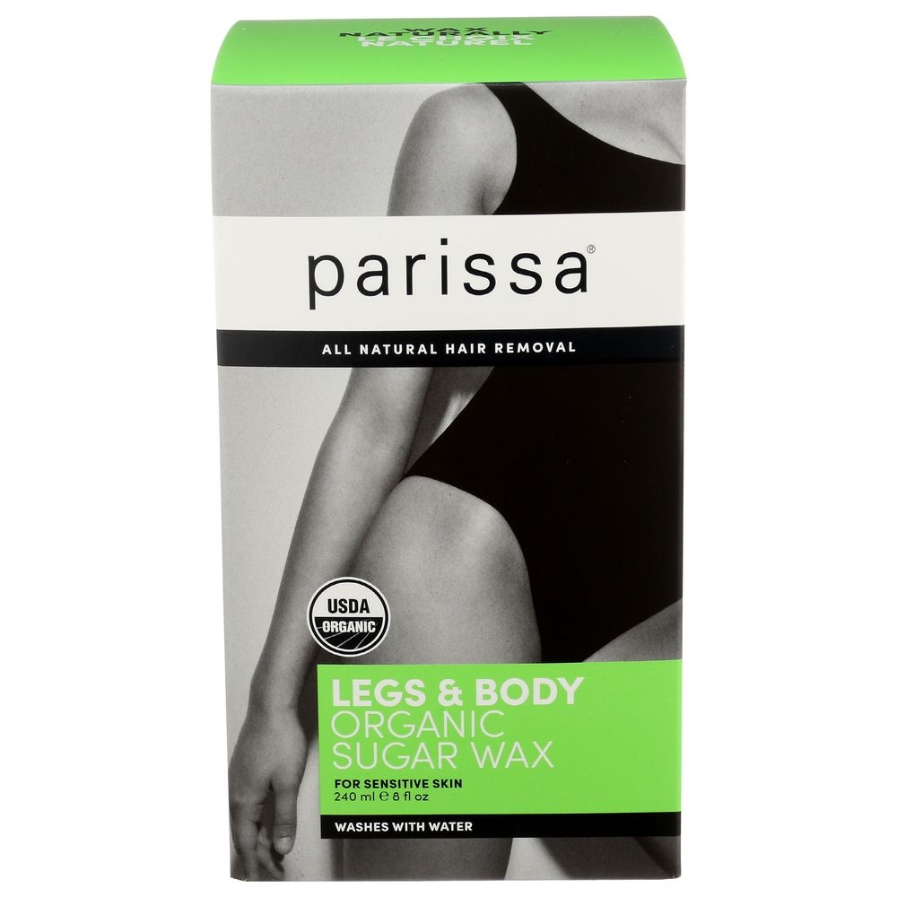 Parissa Organic Hair Removal Sugar Wax, 8 Fluid Ounce