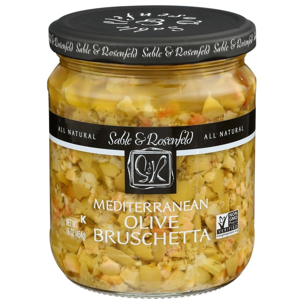 Sable and Rosenfeld Mediterranean Olive Bruschetta Topping, 16 Ounce -- 6 per case