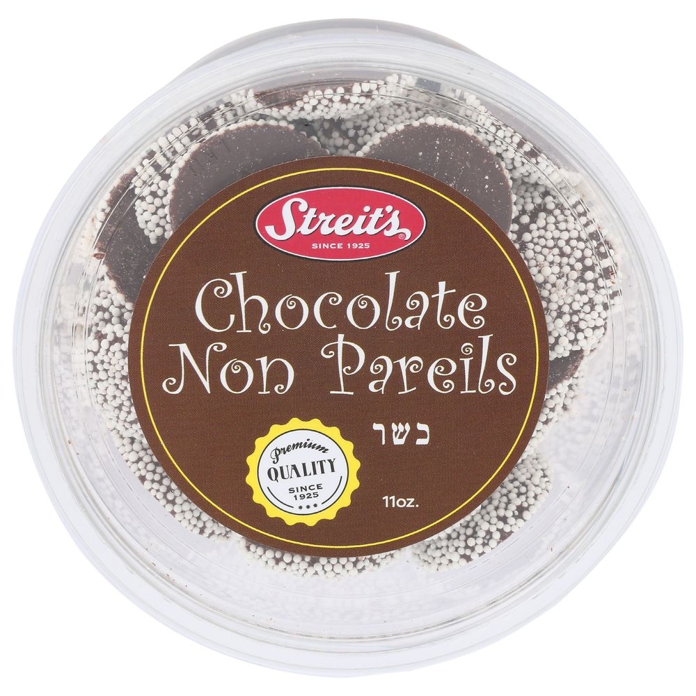 Streits Chocolate Non Pareils, 11 Ounce -- 6 per case