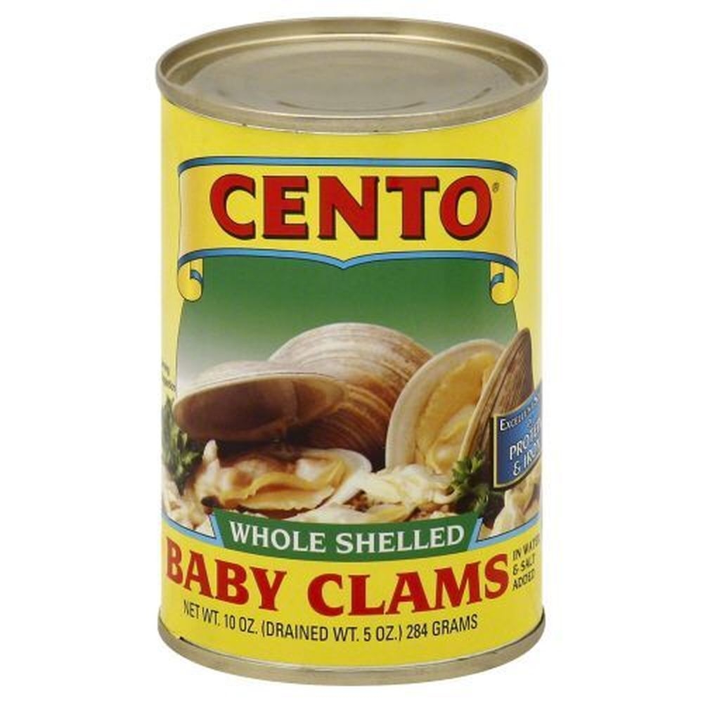 Cento Whole Shelled Baby Clams, 10 Ounce -- 12 per case