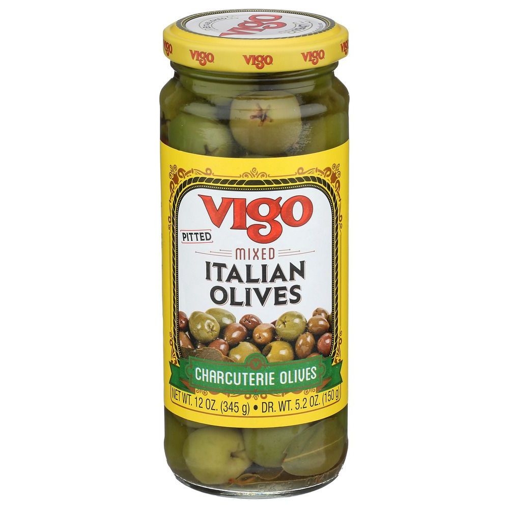 Vigo Charcuterie Mixed Italian Olives, 5.2 Ounce -- 6 per case
