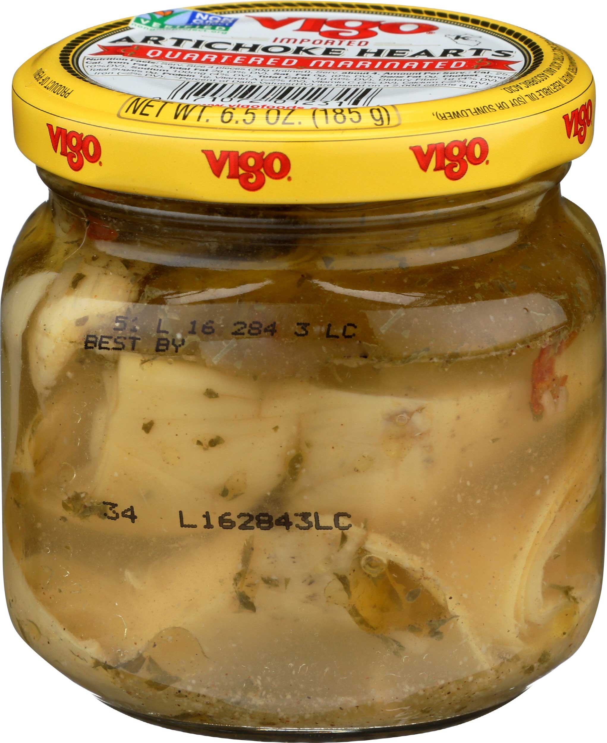 Vigo Marinated Artichoke Hearts, 6 Ounce -- 12 per case