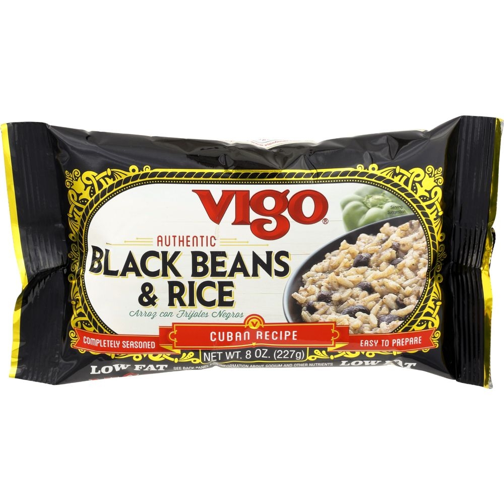 Vigo Black Beans and Rice, 8 Ounce -- 12 per case