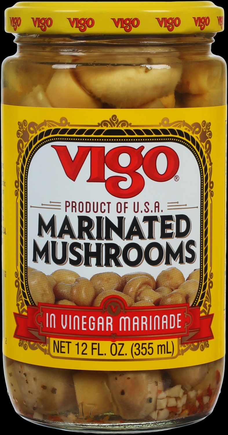 Vigo Marinated Mushroom, 12 Ounce -- 12 per case