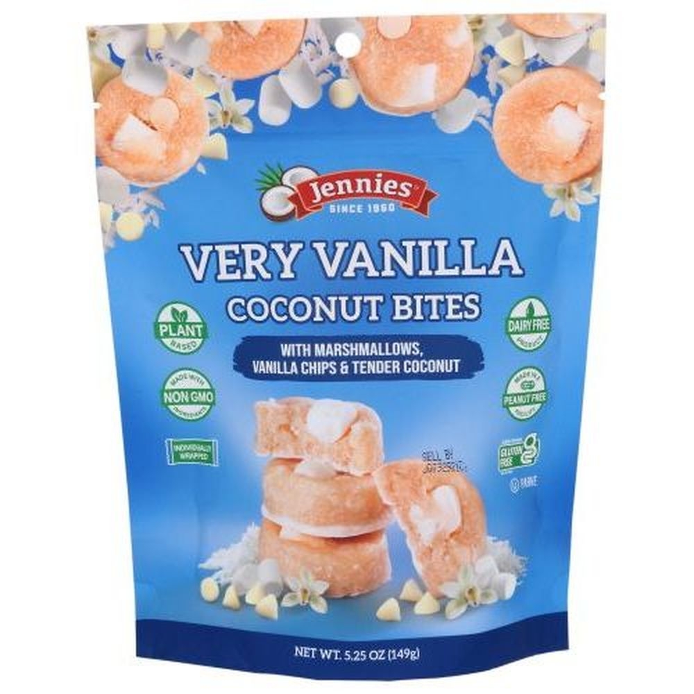 Jennies Very Vanilla Coconut Bites, 5.25 Ounce -- 6 per case