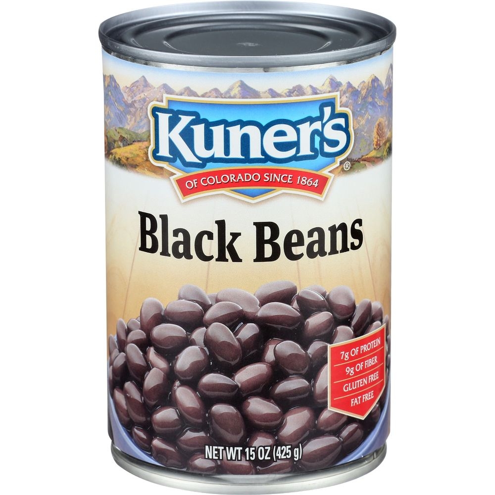 Kuners Black Beans, 15 Ounce -- 12 per case