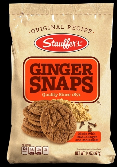 Stauffer Original Recipe Ginger Snap Cookie, 14 Ounce -- 12 per case