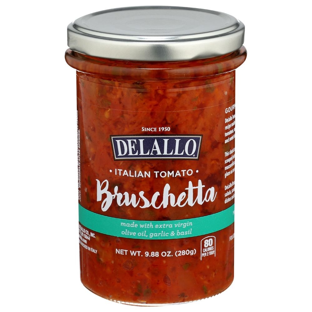 Delallo Italian Tomato Bruschetta, 9.88 Ounce -- 6 per case