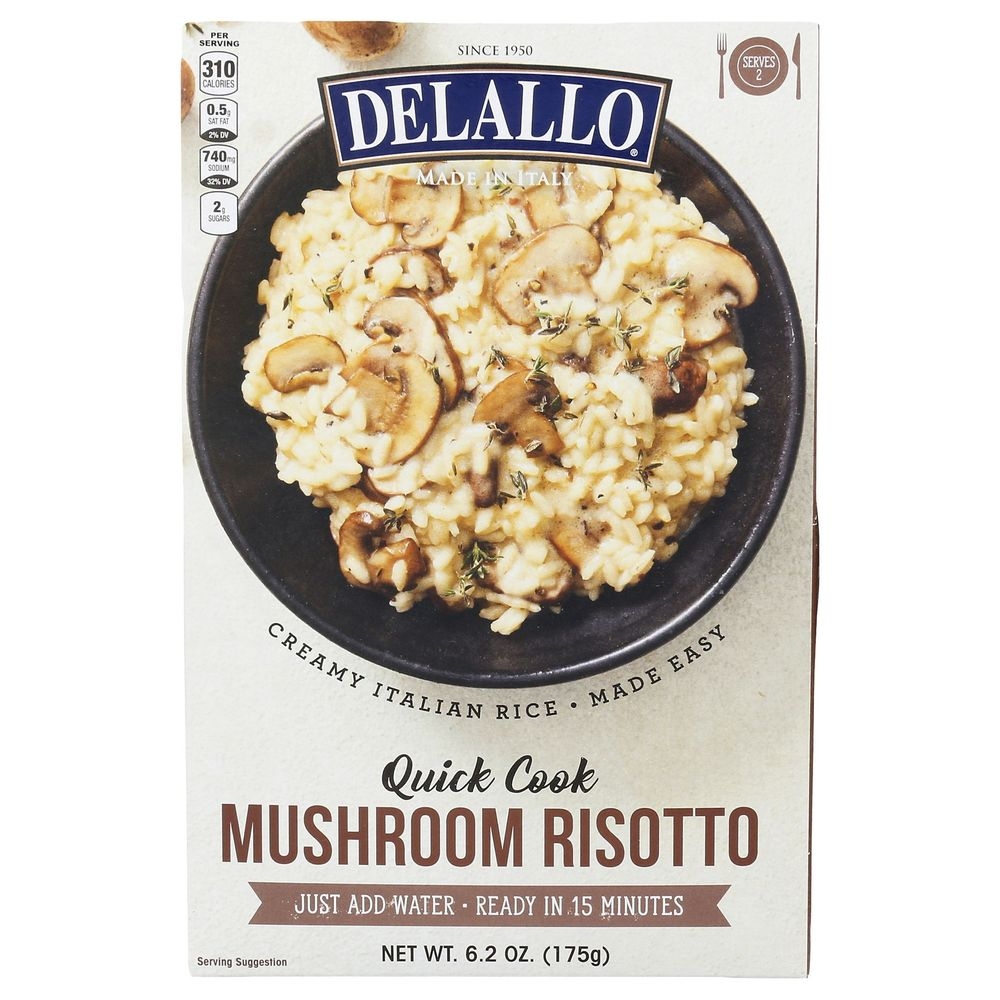 Delallo Mushroom Risotto, 6.2 Ounce -- 6 per case
