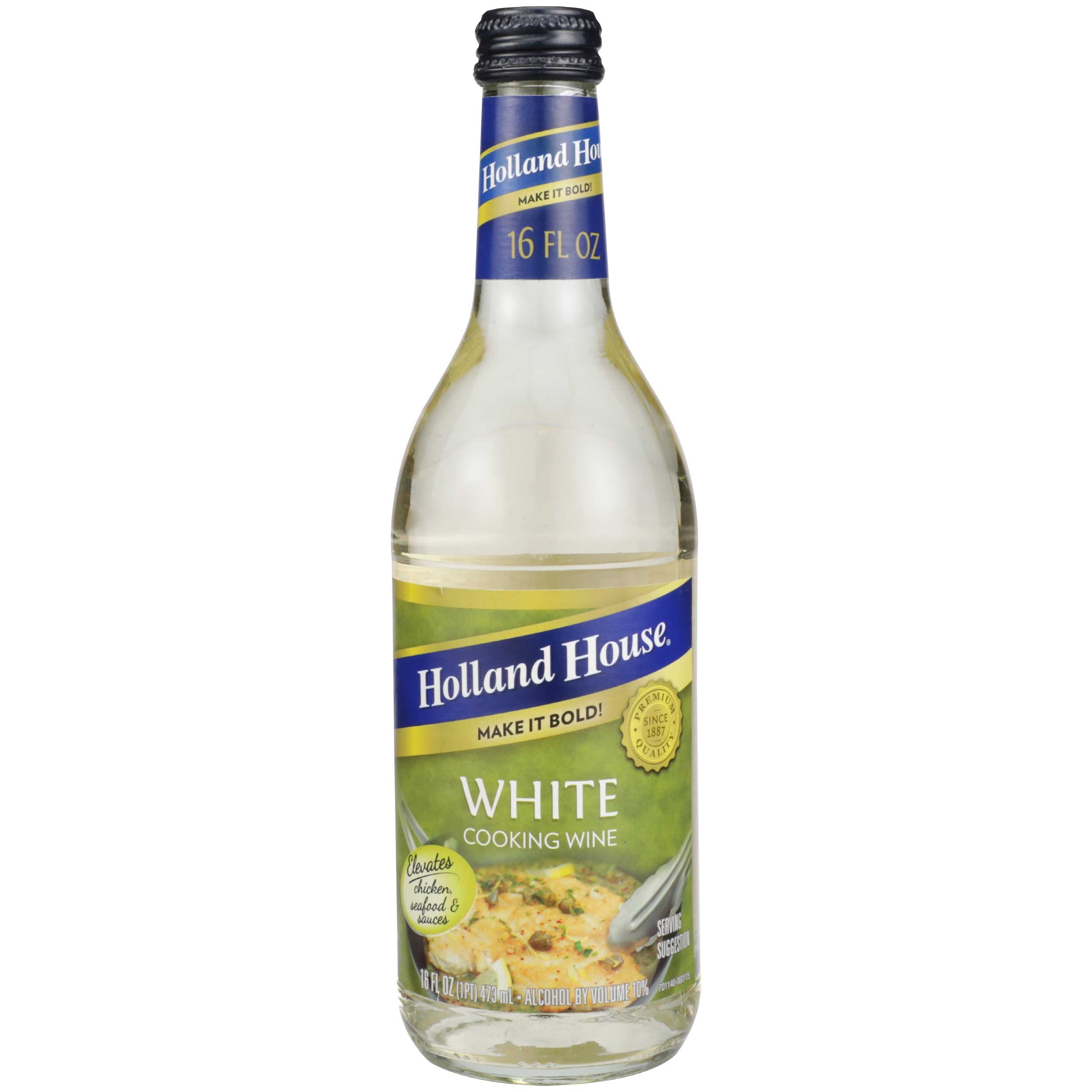 Holland House White Cooking Wine, 16 Ounce -- 6 per case