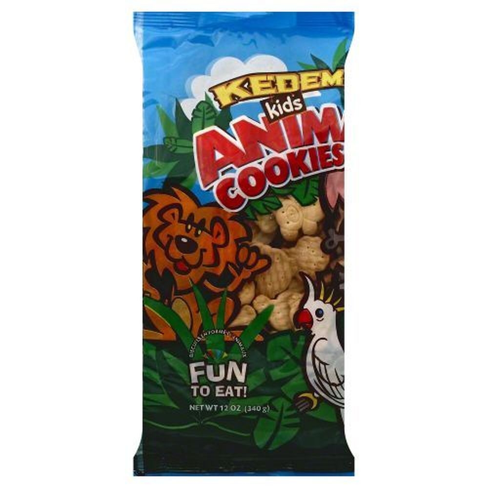 Kedem Kids Animal Cookies, 12 Ounce -- 12 per case