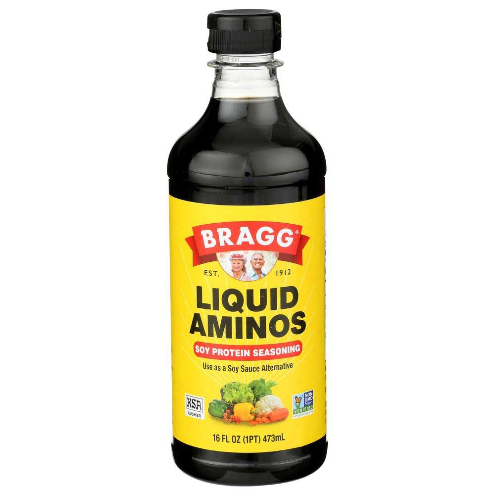 Bragg Liquid Aminos All Purpose Seasoning, 16 Ounce -- 12 per case.