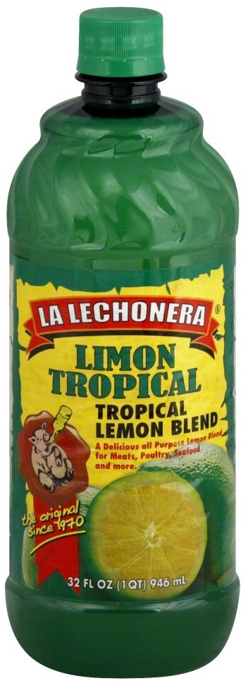La Lechonera Tropical Lemon Blend Juice, 32 Ounce -- 12 per case