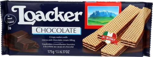 Loacker Chocolate Crispy Wafer, 6.17 Ounce -- 18 per case