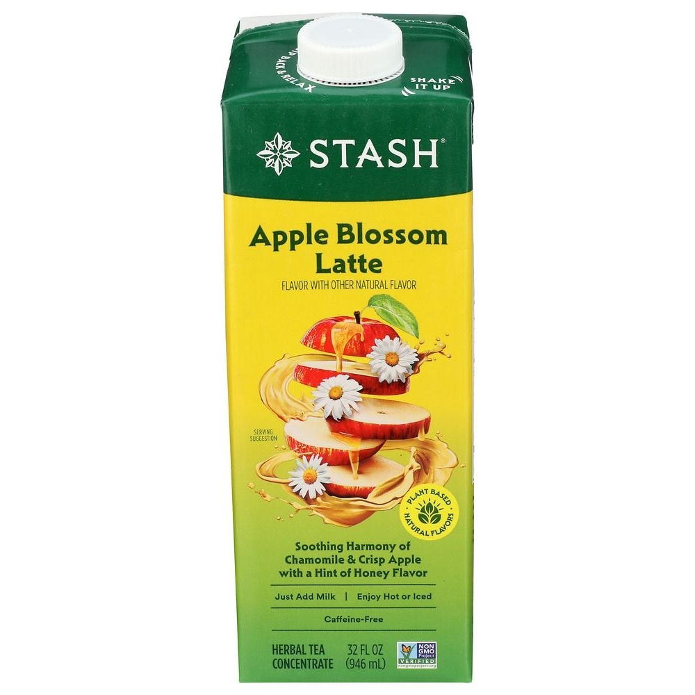 Stash Apple Blossom Latte Herbal Tea Concentrate, 32 Fluid Ounce -- 6 per case
