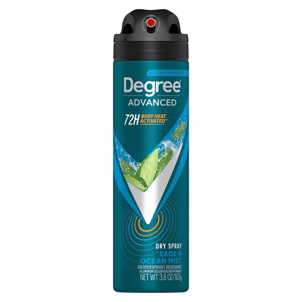 Degree Men Sage and Ocean Mist Antiperspirant Deodorant Dry Spray, 3.8 Ounce -- 12 per case