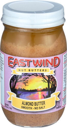 East Wind Smooth Almond Butter, 16 Ounce -- 6 per case