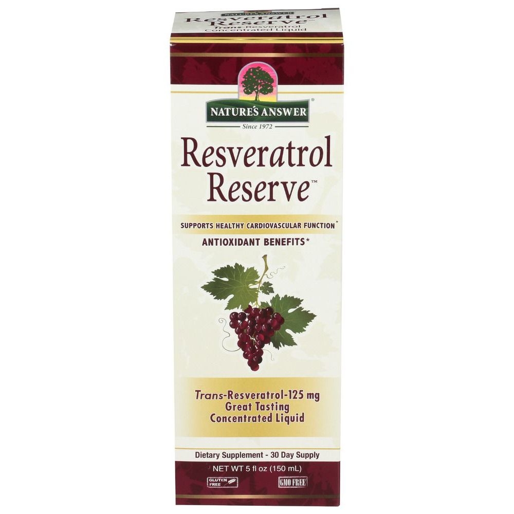 Natures Answer Resveratrol Reserve Liquid, 5 Ounce