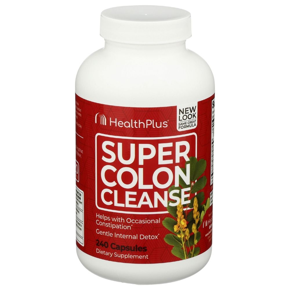 Health Plus Super Colon Cleanse Capsules, 240 count