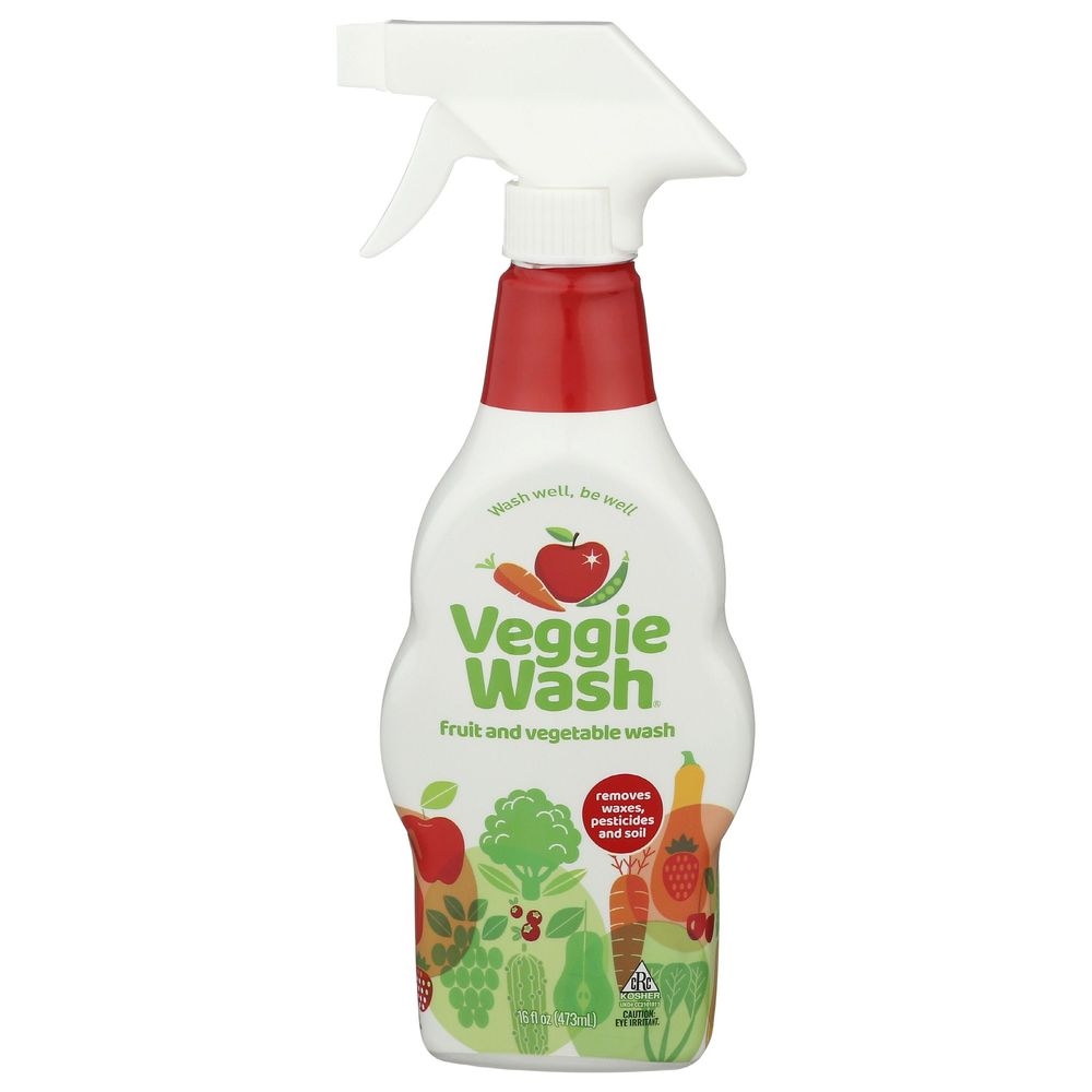 Veggie Wash Fruit and Vegetable Wash, 16 Ounce