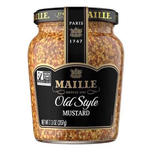 Maille Old Style Grained Mustard Bottle, 7.3 Fluid Ounce -- 6 per case