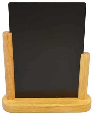 American Metalcraft Plain Medium Rubber Wood Table Top Board, 6 x 9 inch