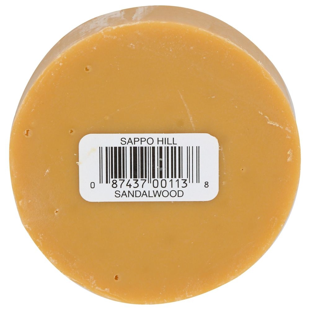 Sappo Hill Sandalwood Glycerine Cream Bar Soap, 3.5 Ounce -- 12 per case