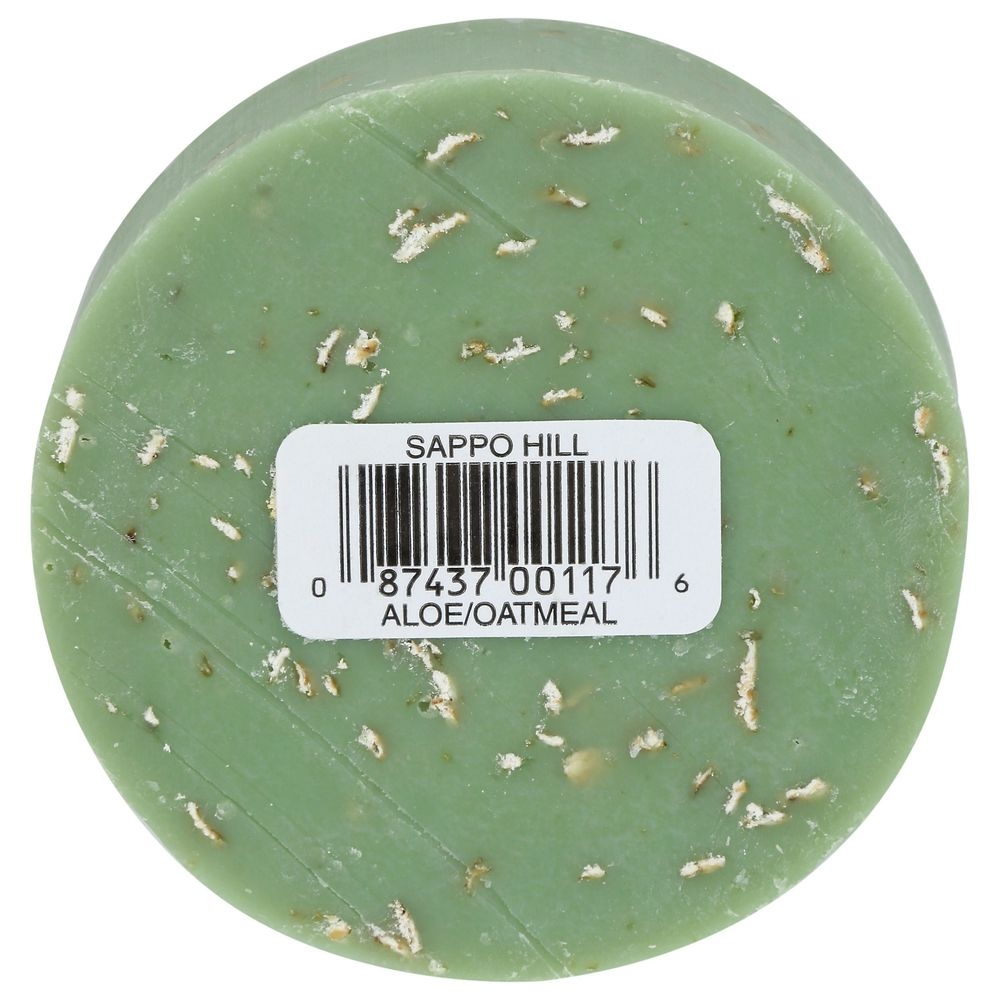 Sappo Hill Aloe Oatmeal Glycerine Cream Bar Soap, 3.5 Ounce -- 12 per case