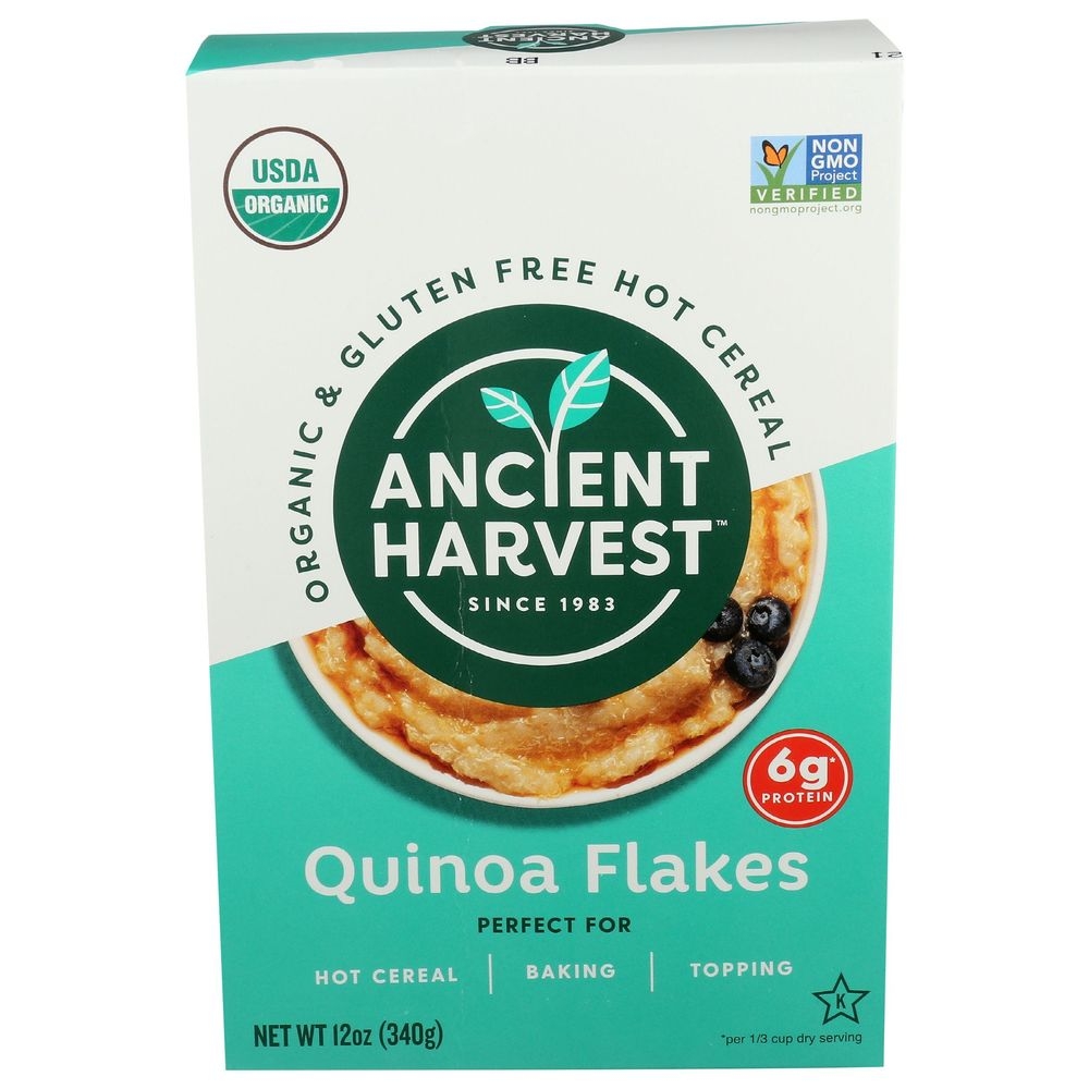 Ancient Harvest Organic Quinoa Flakes, 12 Ounce -- 12 per case