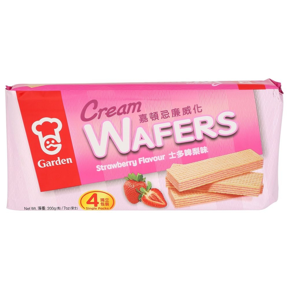 Garden Strawberry Flavor Wafer, 7 Ounce -- 8 per case