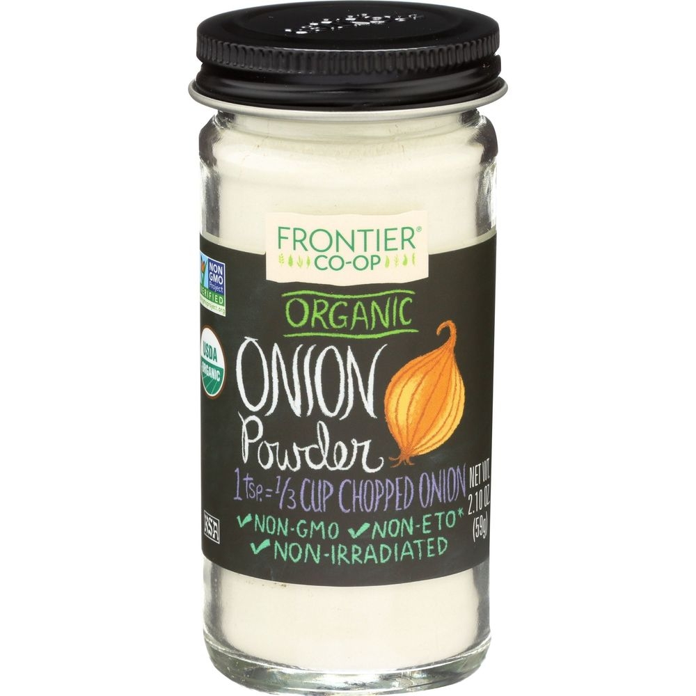 Frontier Herb Organic White Onion Powder, 2.1 Ounce